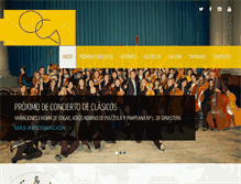Tablet Screenshot of orquestadealcala.com